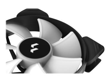 Fractal Design Aspect 12 RGB PWM - Gehäuselüfter - 120 mm - Schwarz (Packung mit 3)