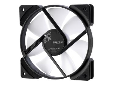 Fractal Design Prisma AL-12 - Gehäuselüfter - 120 mm - Schwarz, Weiß, halb transparent (Packung mit 3)