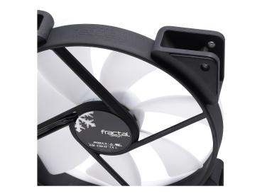Fractal Design Prisma AL-14 - Gehäuselüfter - 140 mm - Schwarz, Weiß, halb transparent (Packung mit 3)