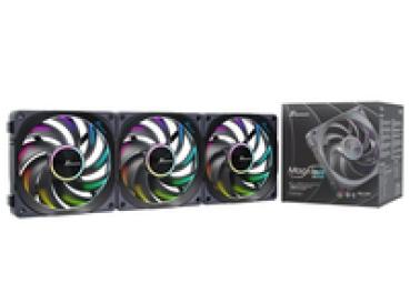 Seasonic Lüfter MagFlow 1225PWM ARGB 120*120*120 3-Fan Kit - Gehäuse-Lüfter - 30,16 dB