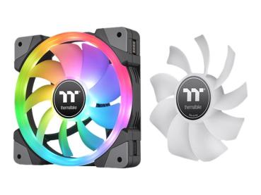 Thermaltake SWAFAN EX14 RGB - Premium Edition - Gehäuselüfter - 140 mm - Schwarz (Packung mit 3)