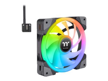 Thermaltake SWAFAN EX14 RGB - Premium Edition - Gehäuselüfter - 140 mm - Schwarz (Packung mit 3)