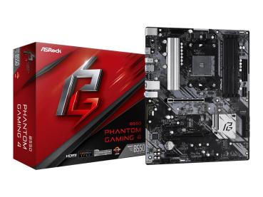 ASRock B550 Phantom Gaming 4 - Motherboard - ATX - Socket AM4 - AMD B550 Chipsatz - USB 3.2 Gen 1 - Gigabit LA