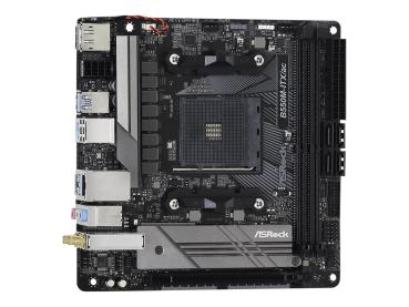 ASRock B550M-ITX/ac - Motherboard - Mini-ITX - Socket AM4 - AMD B550 Chipsatz - USB-C Gen1, USB 3.2 Gen 1 - Bl