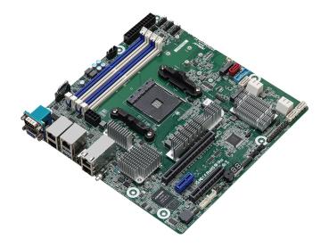 ASRock Rack X570D4U-2L2T/BCM - Motherboard - micro ATX - Socket AM4 - AMD X570 Chipsatz - USB 3.2 Gen 1, USB 3