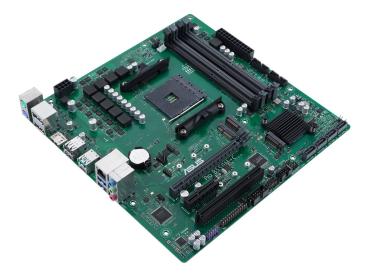 ASUS Pro B550M-C/CSM - Motherboard - micro ATX - Socket AM4 - AMD B550 Chipsatz - USB-C Gen2, USB 3.2 Gen 1, U