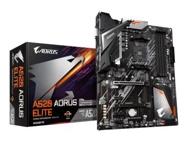 Gigabyte A520 AORUS ELITE - 1.0 - Motherboard - ATX - Socket AM4 - AMD A520 Chipsatz - USB 3.2 Gen 1, USB 3.2 