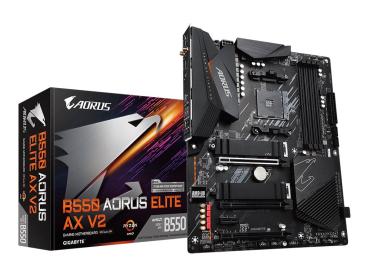 Gigabyte B550 AORUS ELITE AX - 1.0 - Motherboard - ATX - Socket AM4 - AMD B550 Chipsatz - USB 3.2 Gen 2, USB 3