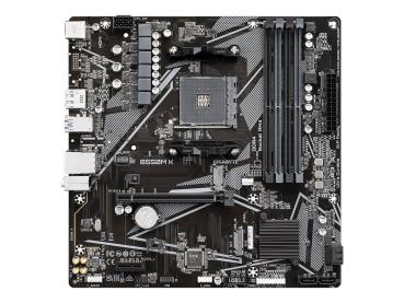 Gigabyte B550M K - 1.0 - Motherboard - micro ATX - Socket AM4 - AMD B550 Chipsatz - USB 3.2 Gen 1 - Gigabit LA