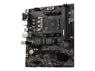 MSI A520M PRO - Motherboard - micro ATX - Socket AM4 - AMD A520 Chipsatz - USB 3.2 Gen 1 - Gigabit LAN - Onboa