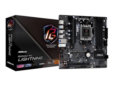 ASRock B650M PG Lightning - Motherboard - micro ATX - Socket AM5 - AMD B650 Chipsatz - USB-C 3.2 Gen2, USB 3.2