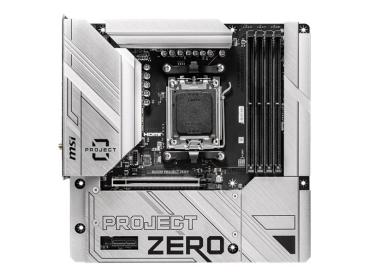 MSI B650M PROJECT ZERO - Motherboard - micro ATX - Socket AM5 - AMD B650 Chipsatz - USB 3.2 Gen 1, USB 3.2 Gen
