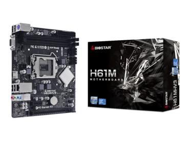 Biostar H61MHV3 - Motherboard - micro ATX - LGA1155-Sockel - H61 Chipsatz - Gigabit LAN - Onboard-Grafik (CPU 