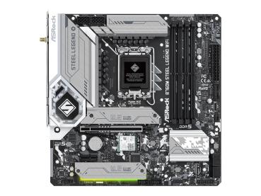 ASRock B760M Steel Legend WiFi - Motherboard - micro ATX - LGA1700-Sockel - B760 Chipsatz - USB-C 3.2 Gen2, US