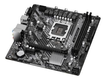 ASRock H610M-HVS/M.2 - 2.0 - Motherboard - micro ATX - LGA1700-Sockel - H610 Chipsatz - USB 3.2 Gen 1 - Gigabi
