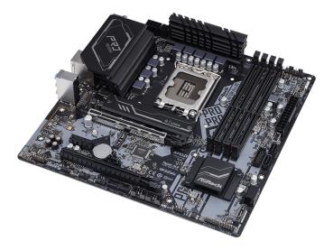ASRock H670M Pro RS - Motherboard - micro ATX - LGA1700-Sockel - H670 Chipsatz - USB 3.2 Gen 1, USB 3.2 Gen 2,