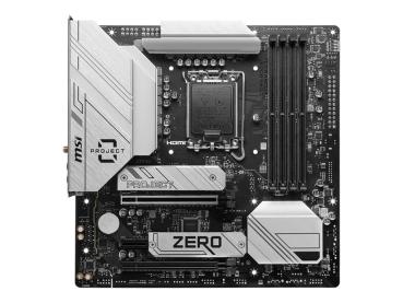 MSI B760M PROJECT ZERO - Motherboard - micro ATX - LGA1700-Sockel - B760 Chipsatz - USB 3.2 Gen 1, USB 3.2 Gen