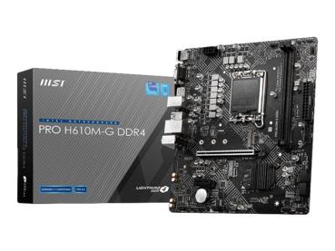 MSI PRO H610M-G DDR4 - Motherboard - micro ATX - LGA1700-Sockel - H610 Chipsatz - USB 3.2 Gen 1 - Gigabit LAN 