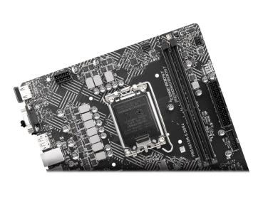 MSI PRO H610M-G DDR4 - Motherboard - micro ATX - LGA1700-Sockel - H610 Chipsatz - USB 3.2 Gen 1 - Gigabit LAN 