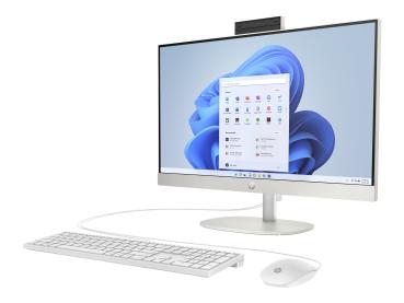 HP 24-cr0401ng - All-in-One (Komplettlösung) - Ryzen 5 7520U / 2.8 GHz - RAM 8 GB - SSD 512 GB - NVMe - Radeo