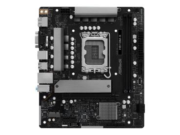 ASRock H810M-X - Motherboard - micro ATX - LGA1851-Sockel - H810 Chipsatz - USB-C 3.2 Gen 1, USB 3.2 Gen 1 - 2
