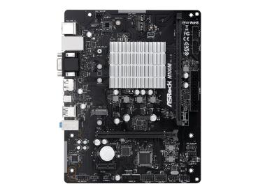 ASRock N100M - Motherboard - micro ATX - Intel N-series N100 - USB 3.2 Gen 1, USB 3.2 Gen 2 - Gigabit LAN - On