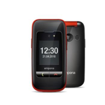 Emporia ONE - Schwarz/Rot - Original - 900 mAh - 6,1 cm