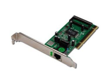 DIGITUS Single Port Gigabit Ethernet Netzwerkkarte, RJ45, PCI, Realtek Chipsatz
