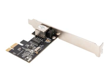 DIGITUS Single Port Gigabit Ethernet Netzwerkkarte, RJ45,PCI Express