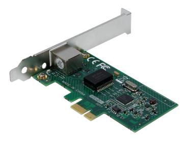 Inter-Tech Argus ST-729 - Netzwerkadapter - PCIe 2.1 Low-Profile