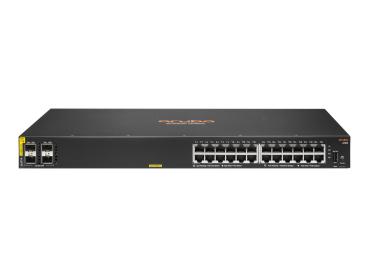 HPE Aruba 6100 24G Class4 PoE 4SFP+ - Switch - managed - 24 x 10/100/1000 (PoE+)