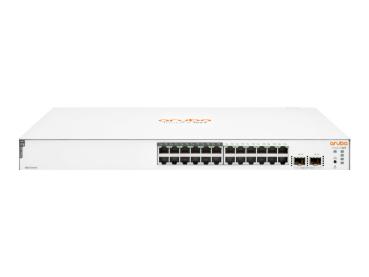 HPE Networking Instant On 1830 24G 12p Class4 PoE 2SFP 195W Switch - Switch - Smart - 12 x 10/100/1000 + 12 x 