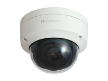 LevelOne GEMINI Fixed Dome IP-Netzwerkkamera - 6 Megapixel - H.265 - 802.3af PoE - Innen-/Außenbereich - IP-S