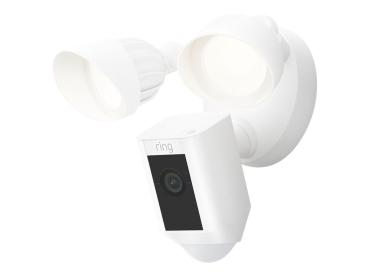 Ring Floodlight Cam Wired Plus - Netzwerk-Überwachungskamera - Außenbereich - wetterfest - Farbe (Tag&Nacht)