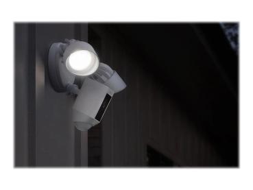 Ring Floodlight Cam Wired Plus - Netzwerk-Überwachungskamera - Außenbereich - wetterfest - Farbe (Tag&Nacht)