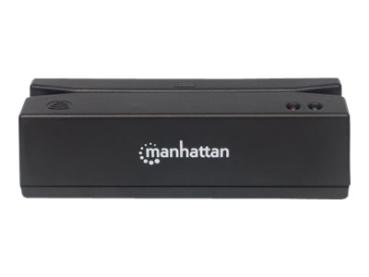 IC Intracom Manhattan USB-A Magnetic Strip Card Reader, Triple Track Reader, Keyboard Wedge Decoder, Cable 1.5