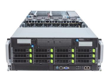 Gigabyte G493-SB1 (rev. AAP1) - Server - Rack-Montage - 4U - zweiweg - keine CPU - RAM 0 GB - SATA/SAS/NVMe - 