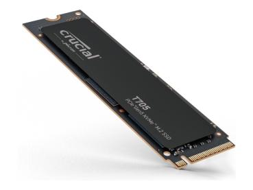 Crucial T705 - SSD - verschlüsselt - 1 TB - intern - M.2 2280 - PCI Express 5.0 (NVMe)