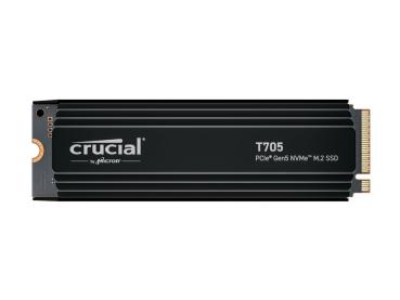 Crucial T705 - SSD - verschlüsselt - 2 TB - intern - M.2 2280 - PCI Express 5.0 (NVMe)