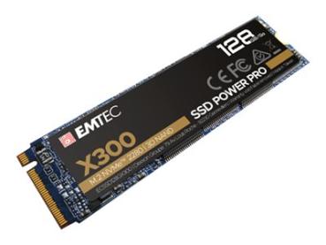 EMTEC Power Pro X300 - SSD - 128 GB - intern - M.2 2280 - PCIe 3.0 x4 (NVMe)