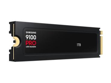 Samsung 9100 PRO MZ-VAP1T0 - SSD - verschlüsselt - 1 TB - mit Kühlkörper - intern - M.2 2280 - PCI Express 