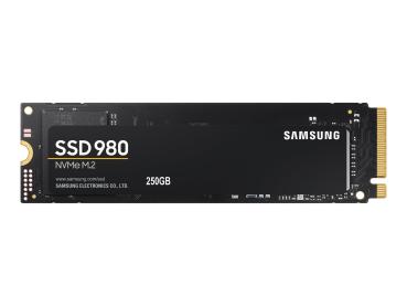 Samsung 980 MZ-V8V250BW - SSD - verschlüsselt - 250 GB - intern - M.2 2280 - PCIe 3.0 x4 (NVMe)