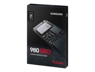 Samsung 980 PRO MZ-V8P1T0BW - SSD - verschlüsselt - 1 TB - intern - M.2 2280 - PCIe 4.0 x4 (NVMe)