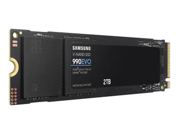 Samsung 990 EVO MZ-V9E2T0BW - SSD - verschlüsselt - 2 TB - intern - M.2 2280 - PCIe 5.0 x2 (NVMe)