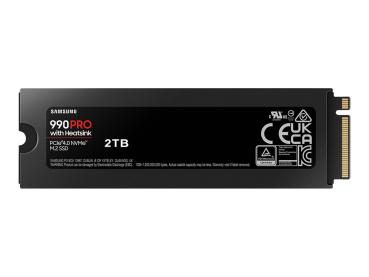 Samsung 990 PRO MZ-V9P2T0CW - SSD - verschlüsselt - 2 TB - intern - M.2 2280 - PCIe 4.0 x4 (NVMe)