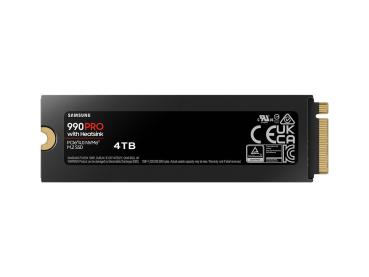 Samsung 990 PRO MZ-V9P4T0CW - SSD - verschlüsselt - 4 TB - intern - M.2 2280 - PCIe 4.0 x4 (NVMe)