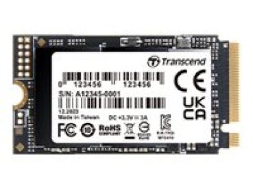 Transcend MTE410S - SSD - 256 GB - intern - M.2 2242 - PCIe 4.0 x4 (NVMe)