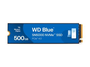 WD Blue SN5000 WDS500G4B0E - SSD - 500 GB - intern - M.2 2280 - PCIe 4.0 x4 (NVMe)