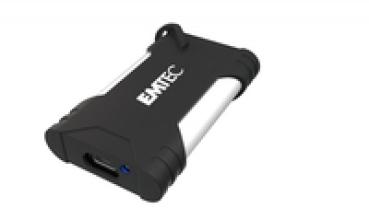 EMTEC X210G - 500 GB - USB Typ-C - 3.2 Gen 2 (3.1 Gen 2) - 1100 MB/s - 10 Gbit/s - Schwarz - Weiß