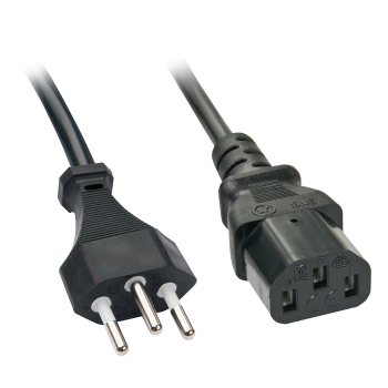 Lindy Stromkabel - power IEC 60320 C13 zu Schweiz, 3-polig (M)